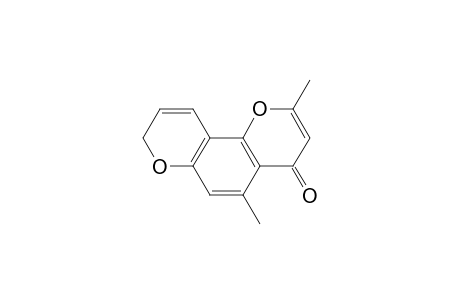 2,5-Dimethyl-4H,8H-benzo[1,2-b : 3,4-b']dipyran-4-one