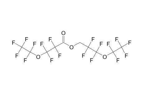 2,2,3,3-tetrafluoro-3-(1,1,2,2,2-pentafluoroethoxy)propionic acid [2,2,3,3-tetrafluoro-3-(1,1,2,2,2-pentafluoroethoxy)propyl] ester