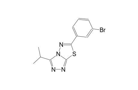 [1,2,4]triazolo[3,4-b][1,3,4]thiadiazole, 6-(3-bromophenyl)-3-(1-methylethyl)-