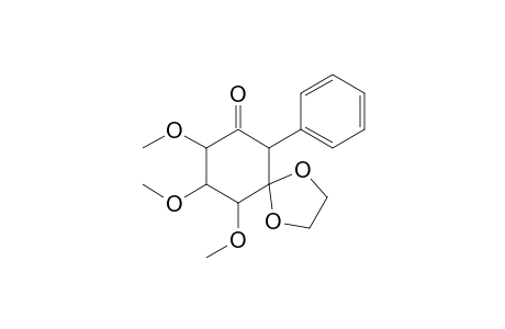 3,3-Ethylenedioxy-4,5,6-trimethoxy-2-phenylcyclohexanone