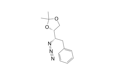 (2S,3S)-3-Azido-1,2-O-(methylethylidene)-4-phenylbutane-1,2-diol