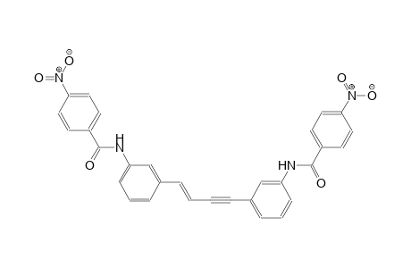 4-nitro-N-[3-((1E)-4-{3-[(4-nitrobenzoyl)amino]phenyl}-1-buten-3-ynyl)phenyl]benzamide
