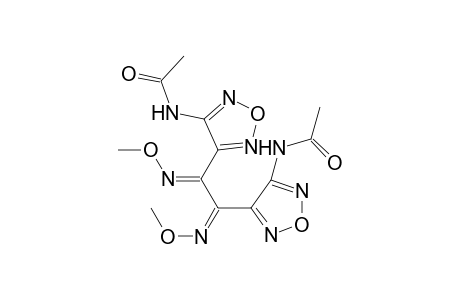 (Z,E)-Bis(O-methyloxime) of 1,2-Bis[4-(acetylamino)furazan-3-yl]ethane-1,2-dione