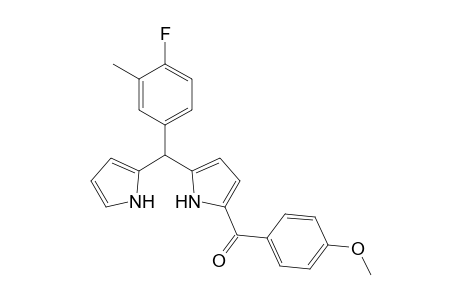 5-[(4-Fluoro-3-methylphenyl)-1-[4-methoxybenzoyl)dipyrromethane
