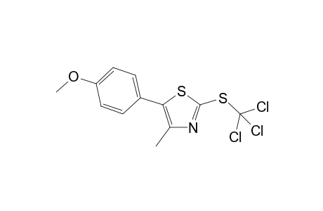 4-Methyl-5-(p-anisyl)-2-[(trichloromethylsulfanyl]thiazole