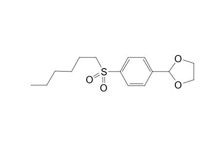 4-Hexylsulfonylbenzaldehyde Ethylene Acetal