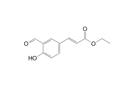 (E)-3-(3-formyl-4-hydroxy-phenyl)acrylic acid ethyl ester