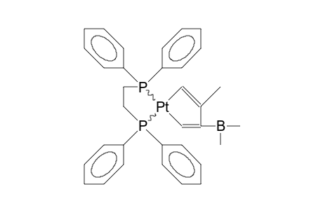 1-[1,2-Bis(diphenylphosphino)ethane-platina]-3-methyl-4-dimethylboryl-2,4-cyclopentadiene