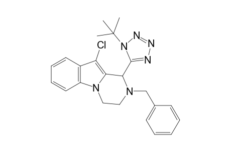 2-Benzyl-1-(1-(tert-Butyl)-1H-tetrazol-5-yl)-10-chloro-1,2,3,4-tetrahydropyrazino[1,2-a]indole