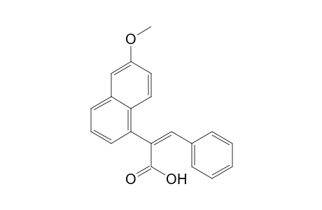 6-Methoxy-.alpha.-(phenylmethylene)-1-naphthalene acetic acid