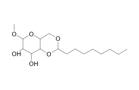 .alpha.-D-Galactopyranoside, 1-O-methyl-4,6-O-nonylidene-