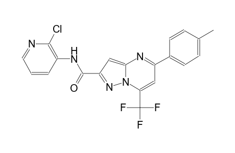 pyrazolo[1,5-a]pyrimidine-2-carboxamide, N-(2-chloro-3-pyridinyl)-5-(4-methylphenyl)-7-(trifluoromethyl)-