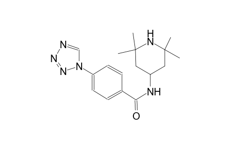 benzamide, N-(2,2,6,6-tetramethyl-4-piperidinyl)-4-(1H-tetrazol-1-yl)-