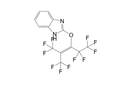 2-(3,3,3-Trifluoro-1-pentafluoroethyl-2-trifluoromethylpropenyloxy)-1H-benzoimidazole