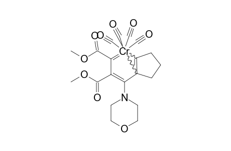 TETRACARBONYL-[1,4,5-ETA(3)-(1-CYCLOPENTENYL)-1,2-DIMETHOXYCARBONYL-3-MORPHOLINOPROPENYLIDENE]-CHROMIUM(0)