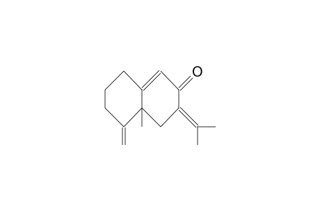4a-Methyl-5-methylene-3-isopropylidene-4,4a,5,6,7,8-hexahydro-2(3H)-naphthalenone