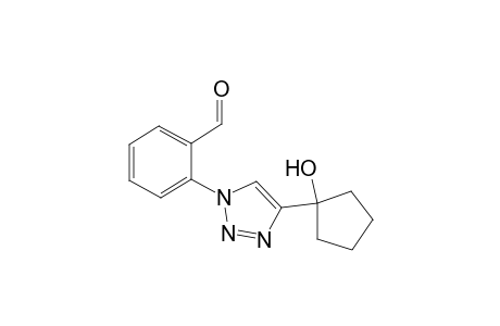 2-(4-(1-hydroxycyclopentyl)-1H-1,2,3-triazol-1-yl)benzaldehyde