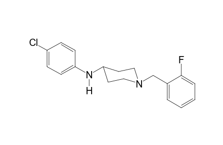 N-(4-Chlorophenyl)-1-(2-fluorobenzyl)piperidin-4-amine