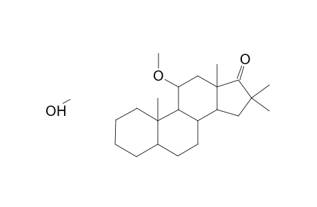 16,16,O-TRIMETHYL-11beta-METHOXYANDROSTERONE