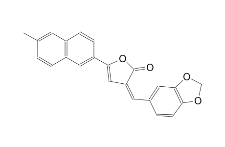 2(3H)-furanone, 3-(1,3-benzodioxol-5-ylmethylene)-5-(6-methyl-2-naphthalenyl)-, (3Z)-