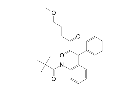 6-METHOXY-1-PHENYL-1-(2-PIVALOYL-AMIDOPHENYL)-2,3-HEXANE-DIONE