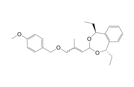 3-[3-(p-Methoxybenzyloxy)-2-methylpropenyl]-1,5-anti-diethylbenzo[e]-1,3]dioxepane
