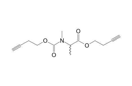 dl-Alanine, N-methyl-N-(byt-3-yn-1-yloxycarbonyl)-, byt-3-yn-1-yl ester