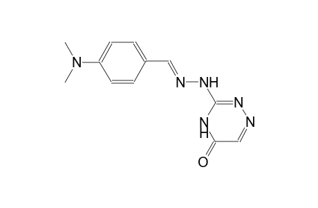 benzaldehyde, 4-(dimethylamino)-, (4,5-dihydro-5-oxo-1,2,4-triazin-3-yl)hydrazone