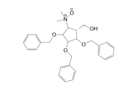 Carbamic acid, [2-(hydroxymethyl)-3,4,5-tris(phenylmethoxy)cyclopentyl]-, phenyl ester, [1R-(1.alpha.,2.alpha.,3.beta.,4.alpha.,5.beta.)]-