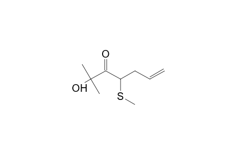 2-Hydroxy-2-methyl-4-(methylsulfanyl)-6-hepten-3-one