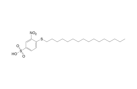 4-(hexadecylthio)-3-nitrobenzenesulfonic acid