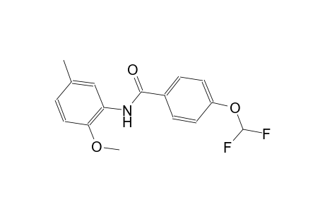 4-(difluoromethoxy)-N-(2-methoxy-5-methylphenyl)benzamide