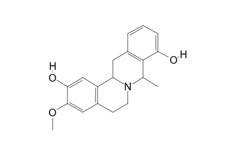 3-methoxy-8-methyl-6,8,13,13a-tetrahydro-5H-isoquinolino[3,2-a]isoquinoline-2,9-diol