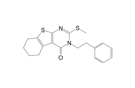 2-(methylsulfanyl)-3-(2-phenylethyl)-5,6,7,8-tetrahydro[1]benzothieno[2,3-d]pyrimidin-4(3H)-one