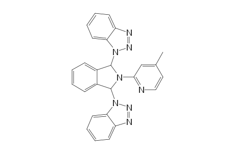 1,3-Bis(1,2,3-1H-benzotriazol-1-yl)-2-(4-methyl-2-pyridyl)isoindoline