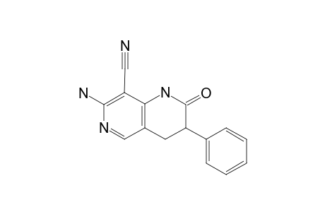 7-Amino-8-cyano-3,4-dihydro-3-phenyl-1,6-naphthyridin-2(1H)-one
