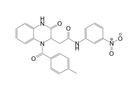 2-quinoxalineacetamide, 1,2,3,4-tetrahydro-1-(4-methylbenzoyl)-N-(3-nitrophenyl)-3-oxo-