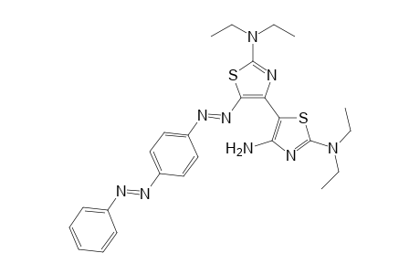 4-Amino-2-(diethylamino)-5-{2-(diethylamino)-5-[4-(phenylazo)phenylazo]thiazol-4-yl}thiazole