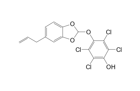 2,3,5,6-tetrachloro-4-[(5-prop-2-enyl-1,3-benzodioxol-2-yl)oxy]phenol
