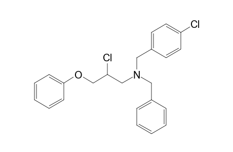 N-Benzyl-N-(4-chlorobenzyl)-N-(2-chloro-3-phenoxypropyl)amine