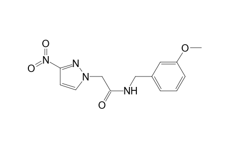 1H-Pyrazole-1-acetamide, N-[(3-methoxyphenyl)methyl]-3-nitro-