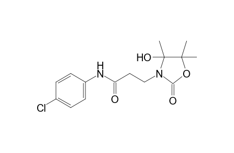 3-Oxazolepropanamide, N-(4-chlorophenyl)tetrahydro-4-hydroxy-4,5,5-trimethyl-2-oxo-