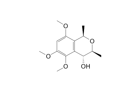 (1R,3S,4R)-5,6,8-trimethoxy-1,3-dimethyl-3,4-dihydro-1H-2-benzopyran-4-ol