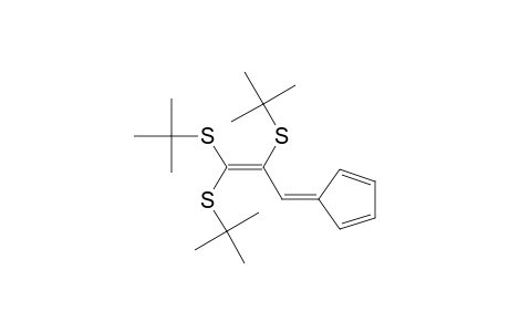 1,3-Cyclopentadiene, 5-[2,3,3-tris[(1,1-dimethylethyl)thio]-2-propenylidene]-