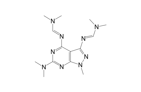 6-Dimethylamino-3,4-bis[(dimethylamino)azomethino]-1-methylpyrazolo[3,4-d]pyrimidine