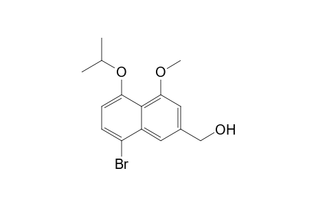 (8-bromanyl-4-methoxy-5-propan-2-yloxy-naphthalen-2-yl)methanol
