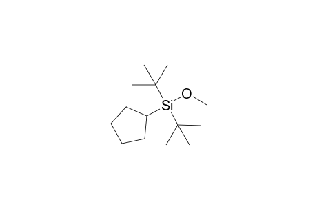 Cyclopentyldi-t-butylmethoxysilane
