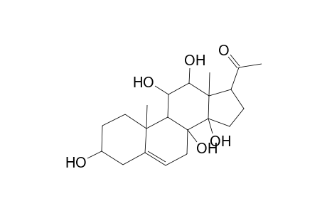 3,8,11,12,14-Pentahydroxypregn-5-en-20-one