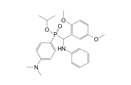 isopropyl anilino(2,5-dimethoxyphenyl)methyl[4-(dimethylamino)phenyl]phosphinate