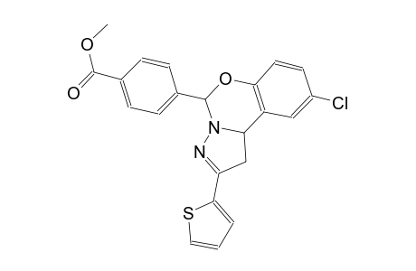 methyl 4-[9-chloro-2-(2-thienyl)-1,10b-dihydropyrazolo[1,5-c][1,3]benzoxazin-5-yl]benzoate